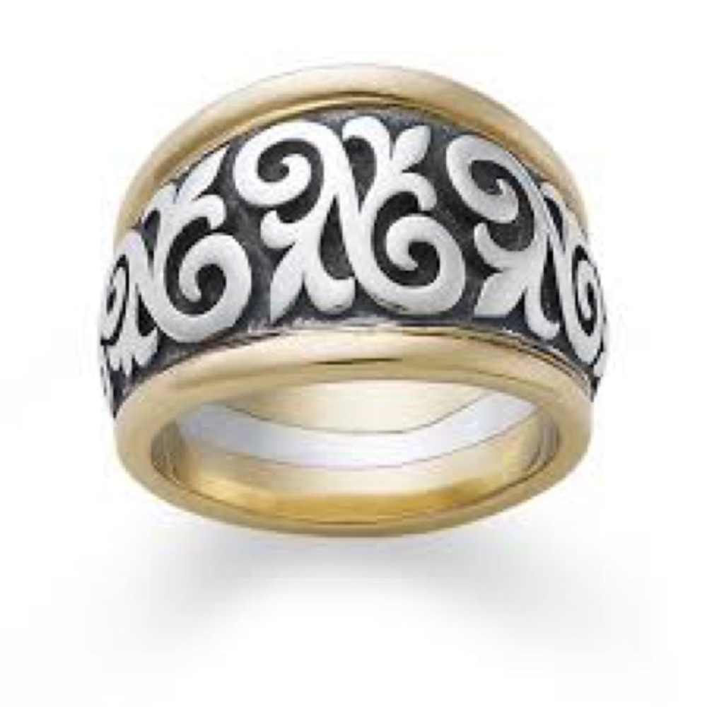 James Avery Scrolled Fleur De Lis Ring